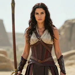 Eliza Dushku as Xena Warrior Princess,photorealistic,HDR,8k