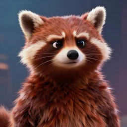 rocket raccoon from the guardians of the galaxy movie, portrait, digital painting, artstation, highly detailed