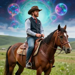 orville peck on horseback having lsd acid hallucinations