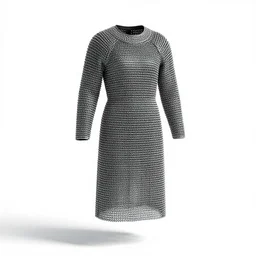 marble chainmail armor, clean 3d render, octane render, isolated on a pure white background, centered, entire object in frame, sharp focus, soft studio lighting