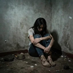 very very very dirty room, depression scene