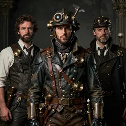 portrait, d, steampunk pilot, by diego gisbert llorens and donato giancola, regal, dramatic lighting, intricate, hyper realistic, hyperdetailed, centered, cinematographic