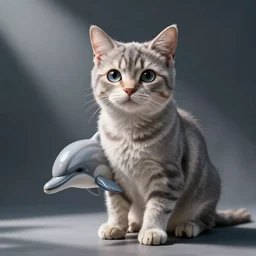 Extremely cute!!! dolphin cat hybrid