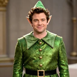 michael cera dressed as an elf