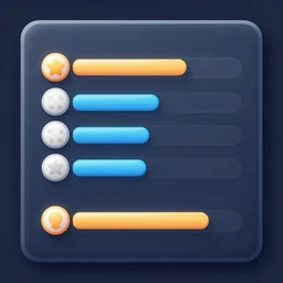 stylized game health bar ui, detailed, high quality