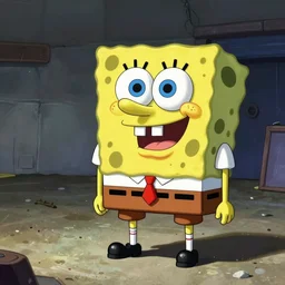 spongebob squarepants, art by peter mohrbacher,