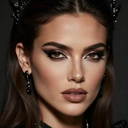 gothic princess closeup face portrait. by william - adolphe bouguerea, by rolf armstrong, highly detailded, adriana lima