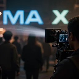 the sandman cinematic scene with depth of field, bokeh, slow flash sync, shot with imax camera