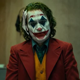 film still of David Schwimmer as joker in the new Joker movie