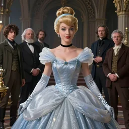portrait of cinderella, highly detailed vfx portrait, unreal engine, greg rutkowski, loish, rhads, caspar david friedrich, makoto shinkai and lois van baarle, ilya kuvshinov, rossdraws, elegent, tom bagshaw,, global illumination, detailed and intricate environment