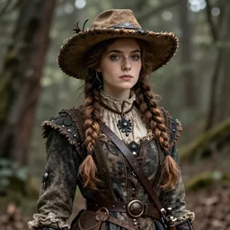 detailed ultrarealistic photography of victorian medieval dnd organic rustic robust rogue girl leyendecker, norman rockwell, greg rutkowski, artstation cinematic, full shot,