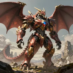 dragon mech, artstation, luis carrasco, concept art, illustration, graphic novel