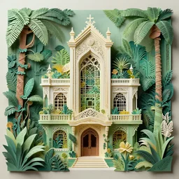 building, jungle, jungle, jungle, jungle, kirigami, dichromatism, paradox, volumetric light, insanely detailed and intricate, hypermaximalist, elegant, ornate, hyper realistic, super detailed, by remedios varo uranga