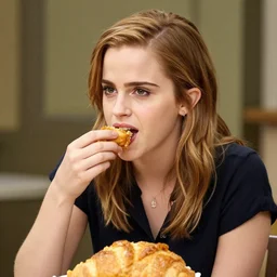 emma watson eating big sossige