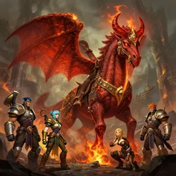 mount epic netherlord's brimstone wrathsteed screenshot world of warcraft mounts worldboss comics, art by artgerm and greg rutkowski and magali villeneuve, that looks like it is from borderlands and by feng zhu and loish and laurie greasley, victo ngai, andreas rocha, john harris