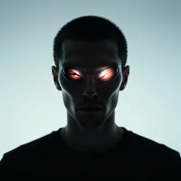 man with alien clock eyes album cover
