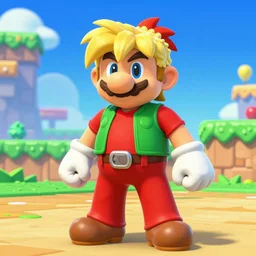 Solid Snake in Super Mario 64, in-game screenshot