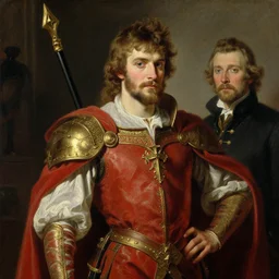 attractive arthur pendragon. highly detailed painting by gaston bussiere, tom bagshaw, j. c. leyendecker