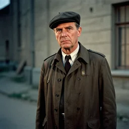 film still, Ernst Jünger in the Twilight Zone, colorized version