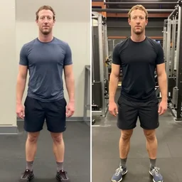 mark zuckerberg before an after 1 0 years of extreme gym workouts