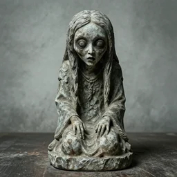 photo of a creepy statue by Izumi Kato