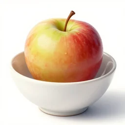 an apple in a bowl, commodore 6 4 art