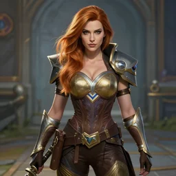 jennifer connelly as miss fortune from league of legends, hd
