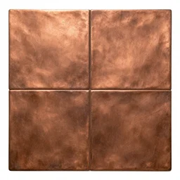 tile shaped copper texture material, high definition, high detail, 8k, photorealistic