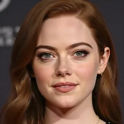 emma stone portrait by sandra winther, disney cartoon face, glamorous, character art, digital illustration, big eyes, realistic shaded perfect face, fine details, realistic shaded lighting, soft and blurry