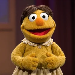 Hellen Keller as a Muppet