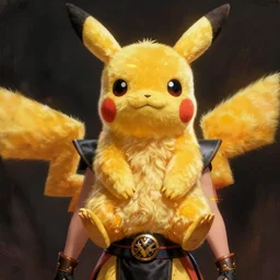 elegant woman dressed up as Mortal Kombat pikachu art photo by Frantisek Drtikol