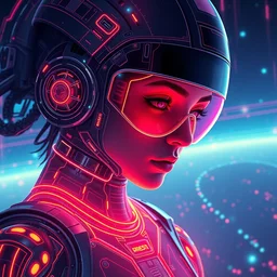 retrofuturistic poster cybernetic nano enhancements, gradient space graphics in background, close up, quint buchholz, wlop, dan mumford, artgerm, liam brazier, peter mohrbacher, raw, featured on artstation, octane render, cinematic, elegant, intricate, 8 k