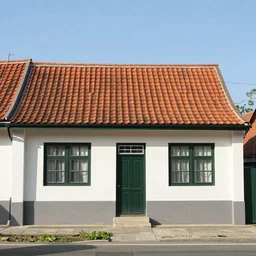 the front side of a commoners house, year 2 0 0 1