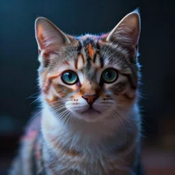 a wonky kitten, strange color , dramatic lighting, cinematic, establishing shot, extremely high detail, foto realistic, cinematic lighting, post processed, concept art, high details, cinematic, 8k resolution, beautiful detailed, photorealistic, digital painting, artstation, concept art, smooth, sharp focus, artstation trending, octane render, unreal engine