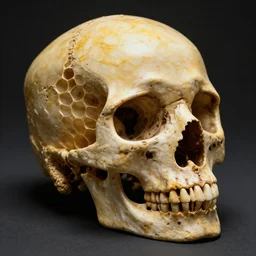 beehive skull, honeycomb structure, royo, whealan, giger,