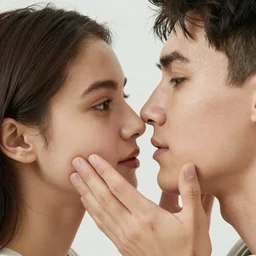 the girl slapped her boyfriend, high detail of the face, high details, high modernization, ultra mega super hyper realistic, ultra mega super hyper beautiful,