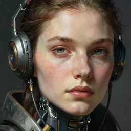 diesel punk cyborg, face, portrait close - up, detailed | | coherence | art by moebius and jean giraud