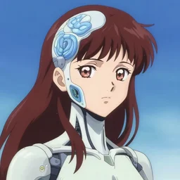 anime portrait of emma wattson undergoing cybernetic mind ascension