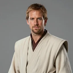 A portrait of Paul Walker, jedi, Star Wars art, art by greg rutkowski, matte painting, trending on artstation