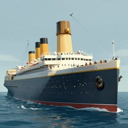 the titanic sinking