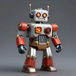 soviet retro fighting robot