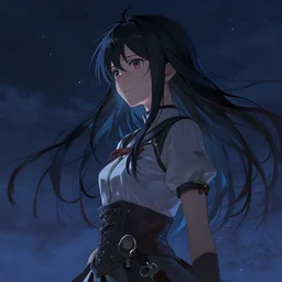 a girl from final fantasy live action, non non biyori, evocative, mystical night, very very very very detailed, award winning, masterpiece digital painting by greg rutkowski, alex grey, artstation, 4 k wallpaper
