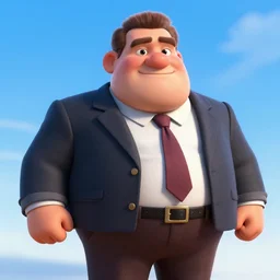 lech kaczynski as a pixar disney character from up ( 2 0 0 9 ), unreal engine, octane render, 3 d render, photorealistic