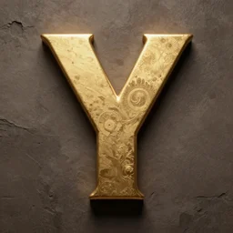 the letter Y as the letter S