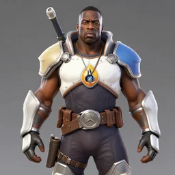 biggie smalls as a overwatch hero, ingame, 4 k, clear focus, detailed,