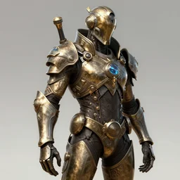 detailed Destiny 2 armor in the style of dieselpunk, concept art, full body and head, intricate and beautiful details, trending on Pinterest, game design
