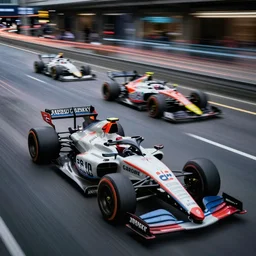 racing cars in long exposure photographed by andreas gursky, sony a 7 r 3, f 1 1, ultra detailed,