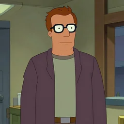 film still of real life professor farnsworth in the scifi movie, 4 k