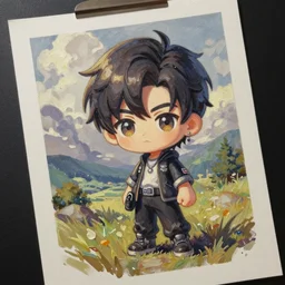 asset sheet, material study ( caricature ) chibi cosplayer ( mark ryden, hildebrandt ) ( lofi, high detail ) ( oil paint on canvas )