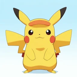 pikachu with a human face